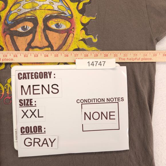 Sublime Band Short Sleeve Crew Neck Graphic T Shirt Mens Size 2XL Gray - Picture 7 of 9